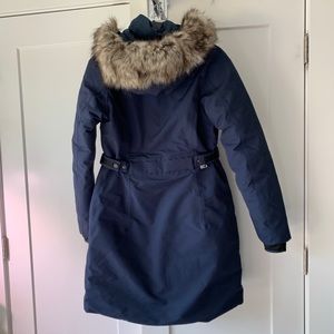 North Face hooded waterproof 550 down parka Sz S